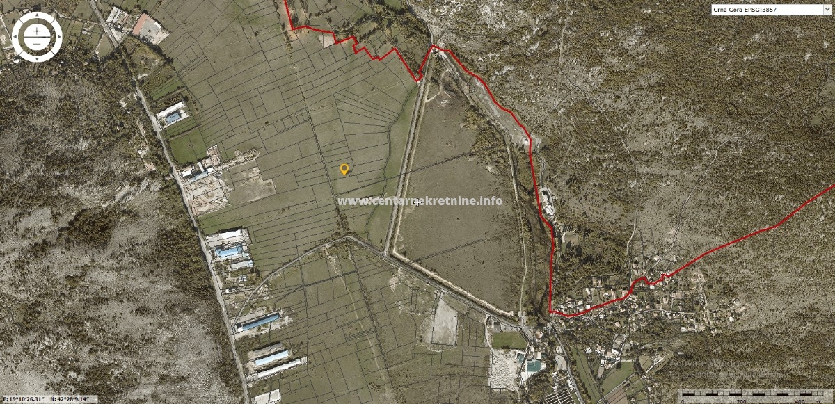 Prodaja, zemljište 3.807m2, Mareza, Podgorica